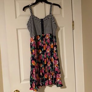 Striped & Floral pretty dress